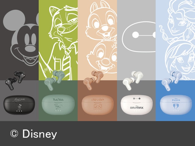ディズニー　Disney　ミッキー　ワイヤレスイヤホン　VICTOR ディズニーストア共同企画商品 | ヘッドホン・イヤホン | Victor