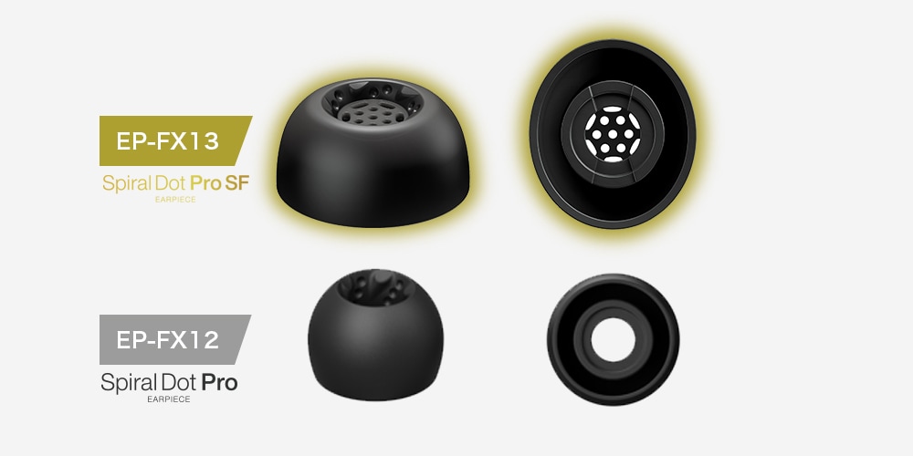 EP-FX13とEP-FX12の形状比較