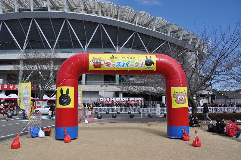 Victor（ビクター）のポータブル電源が茨城県立カシマサッカー
