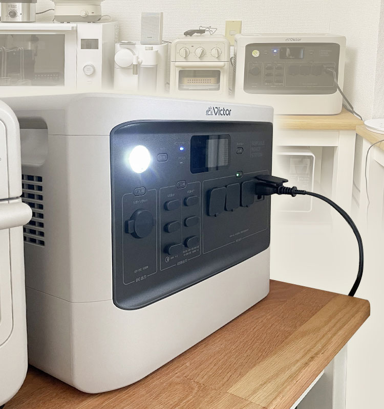 高評価アイテム ビクターポータブル電源パワフルモデルの「BN-RF1100」レビュー 工具