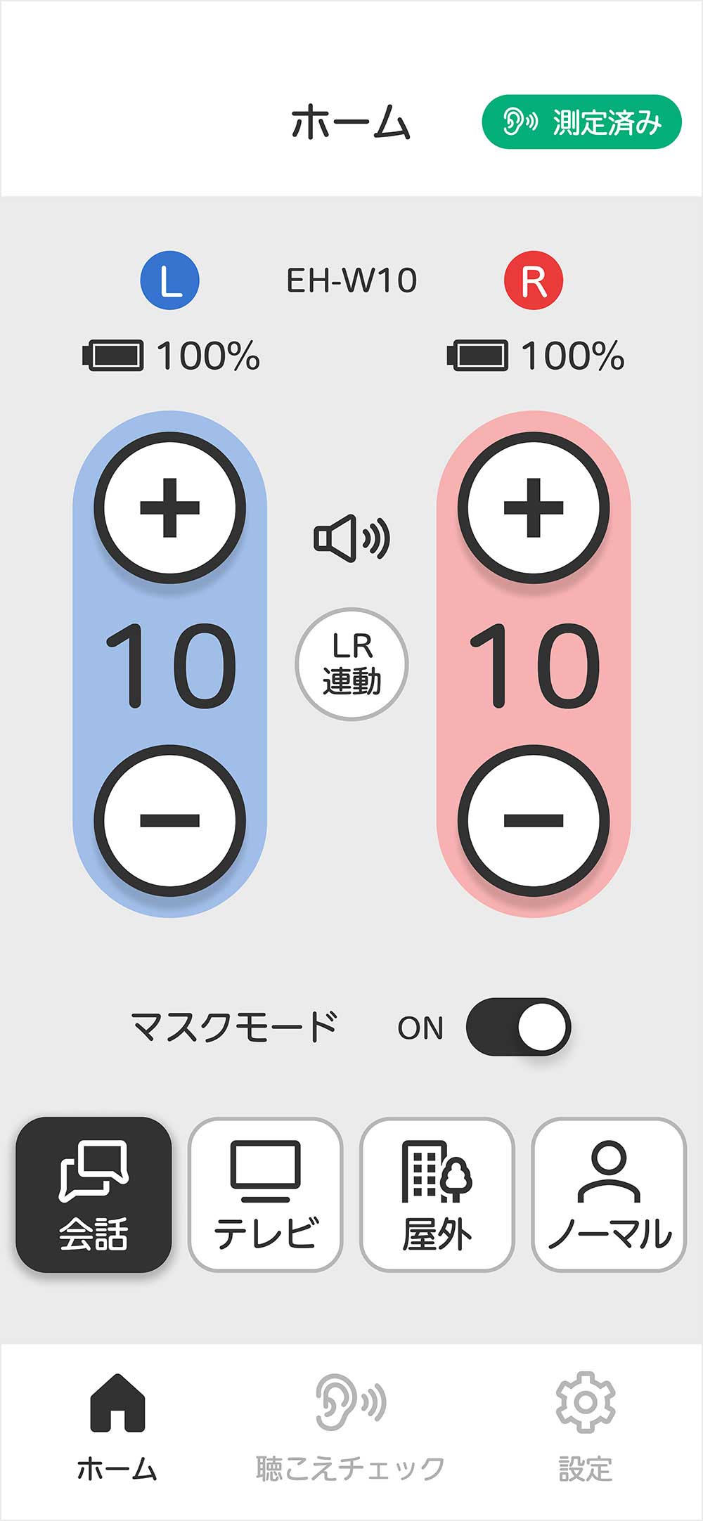 日常生活での聴こえを長時間快適にサポートする、“みみ楽 日常生活での聴こえを長時間快適にサポートする、“みみ楽