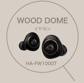 WOOD CONE イヤホン HA-FW1000T