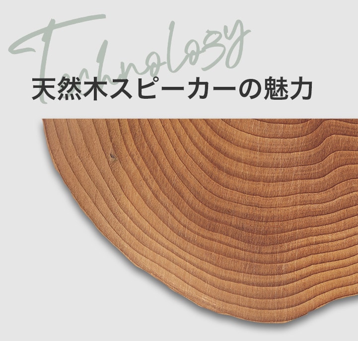 天然木スピーカーの魅力